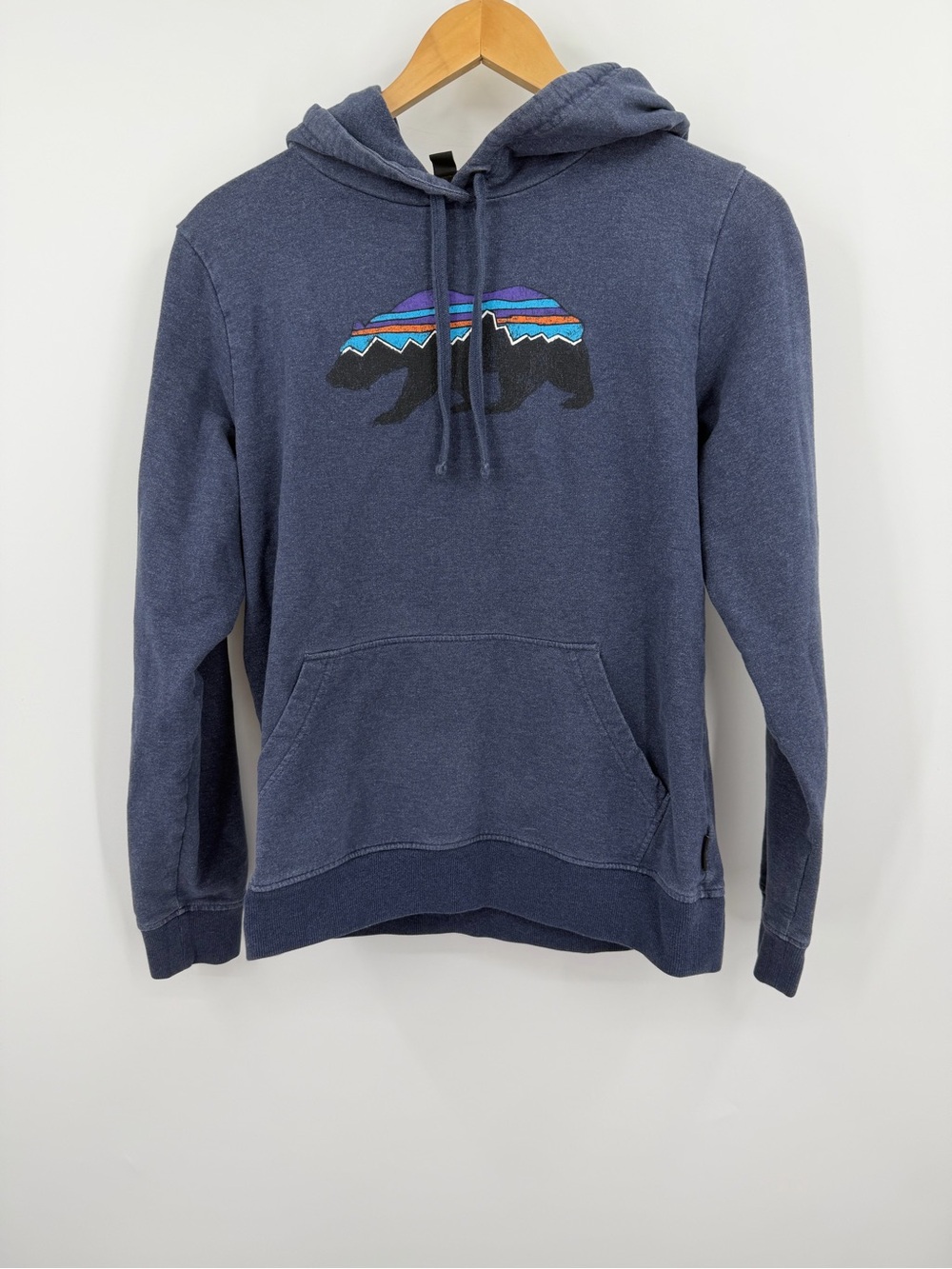 Patagonia Women’s Fitz Roy Bear Uprisal Hoodie Navy Medium